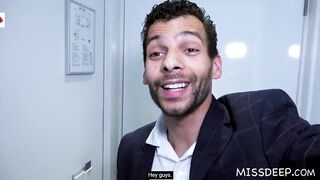 BUSINESS TRIP SEX: WONDERFUL DARK HAIRED DUTCH WOMAN fucks with me: ESLUNA LOVE - MISSDEEP.com