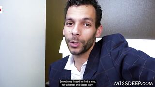 BUSINESS TRIP SEX: WONDERFUL DARK HAIRED DUTCH WOMAN fucks with me: ESLUNA LOVE - MISSDEEP.com