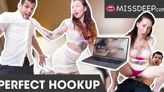 BUSINESS TRIP SEX: WONDERFUL DARK HAIRED DUTCH WOMAN fucks with me: ESLUNA LOVE - MISSDEEP.com