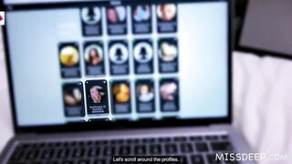 BUSINESS TRIP SEX: WONDERFUL DARK HAIRED DUTCH WOMAN fucks with me: ESLUNA LOVE - MISSDEEP.com