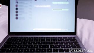 BUSINESS TRIP SEX: WONDERFUL DARK HAIRED DUTCH WOMAN fucks with me: ESLUNA LOVE - MISSDEEP.com