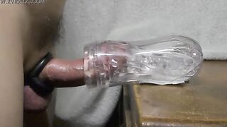 Huge cock masturbation