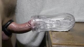 Huge cock masturbation