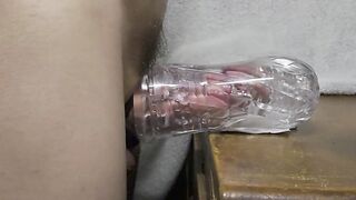 Huge cock masturbation
