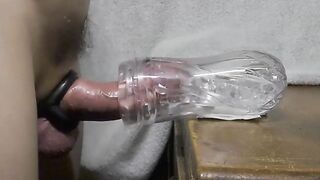 Huge cock masturbation