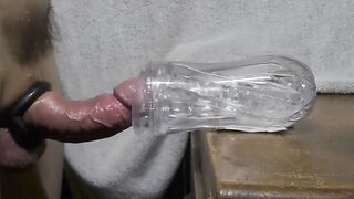 Huge cock masturbation