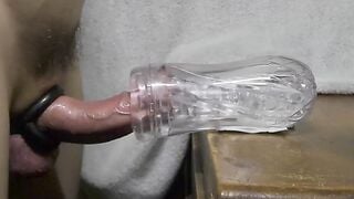 Huge cock masturbation