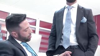 Classy Hector De Silva doggystyle fucking executive hunk