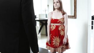 Cute teen Alice Cheshire pounding session with BBC after BJ