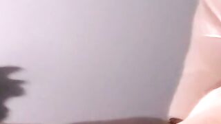Amateur gay lubed up his cock and started to masturbate