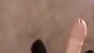 Horny and muscular guy wanks off huge dick until he cums a lot