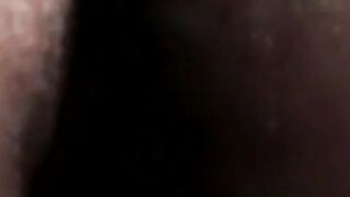 Handsome black amateur jerks off his BBC and cums solo