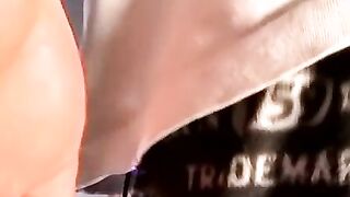 Bald amateur sucked by two mature men and cums in ones mouth