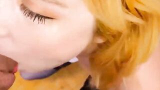 Rough Facefuck and Spanking Big Ass Cum Swallow