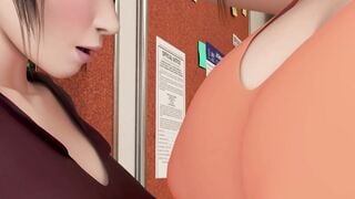 'Play FUTA' MILF Fucks Young Dickgirl at Store Break Room ⌁ EXCLUSIVE 3D