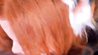 Foxy Girl in a Collar Deep Sucking Big Dick Lover