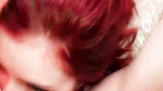 Hot Redhead Deepthroat and Hardcore Sex