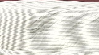 On a couch by himself cute gay man Danny jerks off his dick