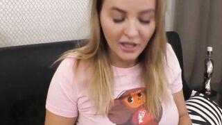 MILF Candy Alexa sprayed with cum after hardcore fellatio
