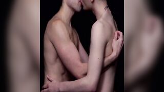 Twink cum dump Ethan Tate moans from having Mike Edges massive dick deep inside his a
