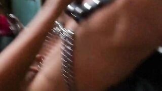LatinoJuice.com - Ragel & Victor Rey - Kinky teen Ragel gets bondage and submits to h