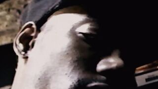 Big dicked Joel gets railed hard by a big black dick until cumshot on ass