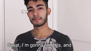 LatinoJuice.com - Bam Bam - My hard cock gets gobbleed by sensual twink Bam Bam after