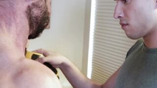 StepsonXXX.com - Rob Quin & Muscled Madison - Beefy stepdad Muscled Madison bred his