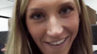 Blonde Addison Vodka spreads her legs for hardcore POV fucking