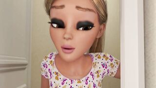 SHEMALE Mom Take Care of Stepsisters ⌁ 3D FAMILY Jerk Off