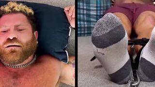 Hairy Riley was bound and endured the tickling torment by the master