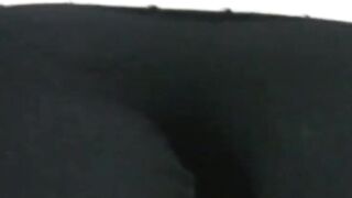 Hairy pussy cutie pussy plays while kinky voyeur watches