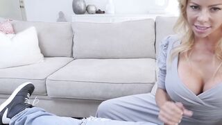 Unforgettable stepmom Alexis Fawx sucks and fucks in POV