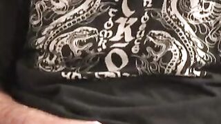 Kinky mature senior swallows rock hard cock from young hunk