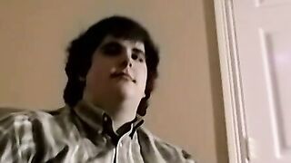 Fat young amateur masturbates and receives a blowjob