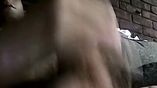 Young amateur with big dick cums while jerking off solo