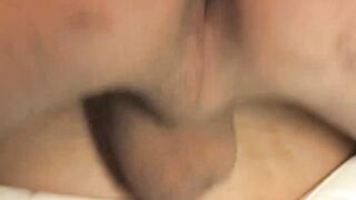 Slutty twink gives juicy blowjob and rides rock hard cock