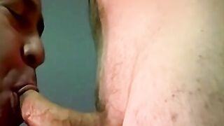 Homo Taz thrusts his dong in Joes big mouth like a pro