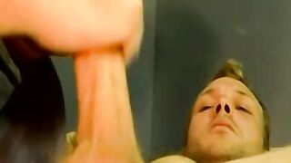 Homo Taz thrusts his dong in Joes big mouth like a pro