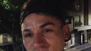 Tatooed str8 Latino jock fucked bareback after sucking cock