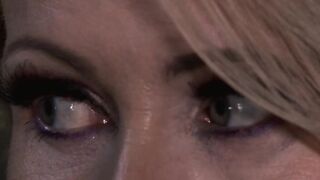 Blonde gaping ass fucked with strapon
