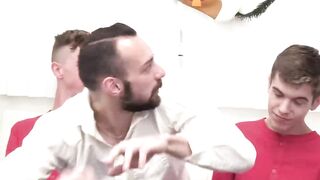 StepsonXXX.com - Andrew Powers & Johnny B & Levi Rhodes - Tempting twink Levi Rhodes