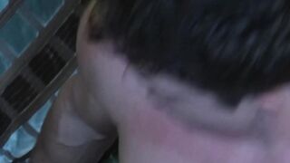 Handsome jock Brent Corrigan ass stretched after wet rimming