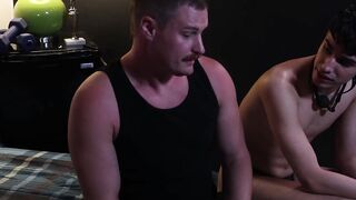 DaddiesPorno.com - Rob Quin & Jordi Massive - Rimming and penetrating my kinky stepso