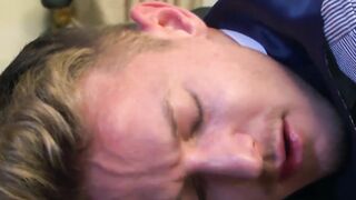 Man in suit Darius Ferdynand doggystyle fucked by classy gay