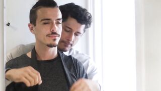 DaddiesPorno.com - Rocky Vallarta & Sean Peek - Stepdaddy helped me prepare for my in