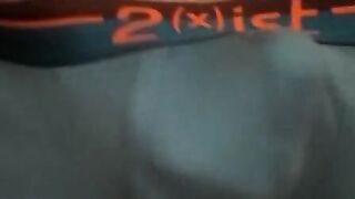 Adorable young twink masturbates big dick solo and cums