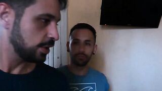 LatinoJuice.com - Milo & Martin Muse - Horny straight Martin Muse ass drilled by hair
