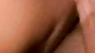Young black amateur barebacks fat mature man with his BBC