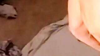 Young black amateur barebacks fat mature man with his BBC